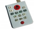 Hard epoxy keypad